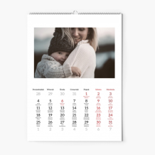 Kalendarz ścienny, Uniwersalny, 20x30-A4 cm