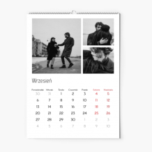 Kalendarz ścienny, Twój kalendarz miłosny, 20x30-A4 cm