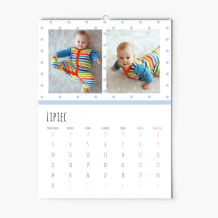 Kalendarz ścienny, Kalendarz szkraba, 20x30-A4 cm