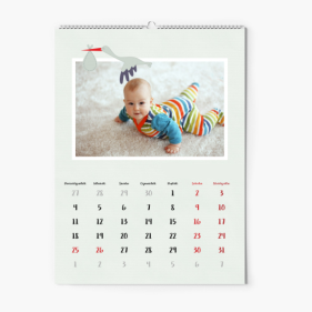 Kalendarz ścienny, Moje pierwsze wielkie chwile , 30x40-A3 cm