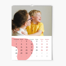 Kalendarz ścienny, Kalendarz szkolny - Kolorowe zdjęcia, 20x30-A4 cm