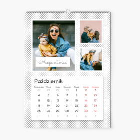 Kalendarz ścienny, Zbiór wspomnień, 30x40-A3 cm
