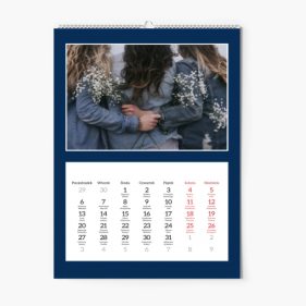 Kalendarz ścienny, Szykowny kalendarz, 30x40-A3 cm