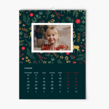 Kalendarz ścienny, Kolekcja Magia Świąt, 20x30-A4 cm