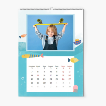 Kalendarz ścienny, Morski, 30x40-A3 cm