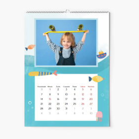 Kalendarz ścienny, Morski, 30x40-A3 cm