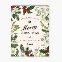 Kalendarz ścienny, Merry Christmas, 20x30-A4 cm