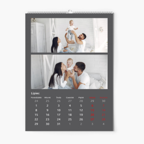 Kalendarz ścienny, Klasyczna elegancja, 30x40-A3 cm