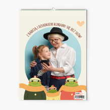 Kalendarz ścienny, Kolekcja Magiczne Połączenie - wersja 1, 20x30-A4 cm