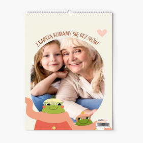 Kalendarz ścienny, Kolekcja Magiczne Połączenie - wersja 2, 20x30-A4 cm