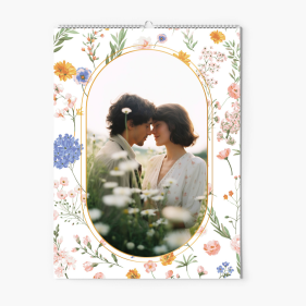 Kalendarz ścienny, Delicate spring, 30x40-A3 cm