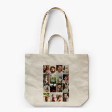 Torba płócienna z podwójnymi uszami, 38x42x10, Układ 16 zdjęć