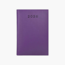 Kalendarz książkowy fioletowy, 14x20 cm