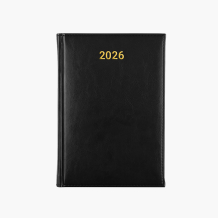 Kalendarz książkowy czarny, 14x20 cm