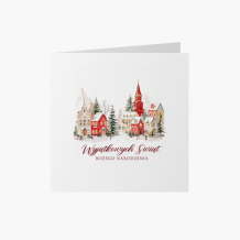 Fotokartka Joyful z logo, 14x14 cm