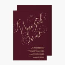 Fotokartka Christmas elegance z logo, 10x15 cm