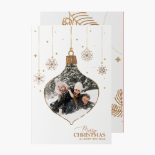 Fotokartka Golden Christmas 4, 10x15 cm