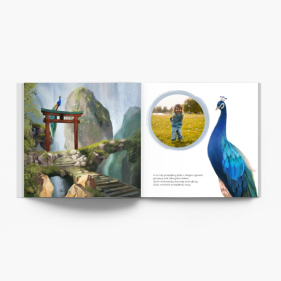 Przygoda pandy - dziewczynka fotoksiążka, 20x20 cm