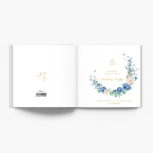 Kolekcja Niebieskie Kwiaty fotoksiążka, 15x15 cm