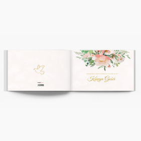 Kolekcja Różowe Kwiaty - księga gości fotoksiążka, 30x20 cm