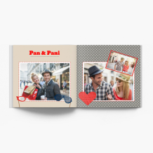 Ślubna Księga Gości fotoksiążka, 20x20 cm