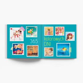 Rok w Kolorze fotoksiążka, 20x20 cm