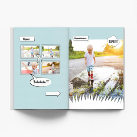 Komiks fotoksiążka, 20x30 cm