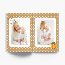 Czekoladowy album maleństwa fotoksiążka, 20x30 cm