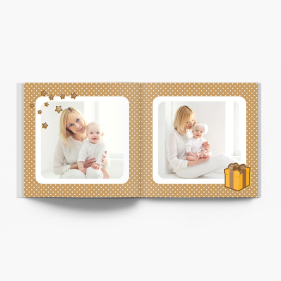 Czekoladowy album maleństwa fotoksiążka, 30x30 cm
