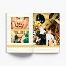 Pamiątka Chrztu Świętego fotoksiążka, 20x30 cm