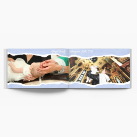 Chrzest Chłopca fotoksiążka, 30x20 cm