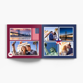 Wakacje w USA fotoksiążka, 30x30 cm