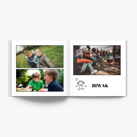 Album małego rozrabiaki fotoksiążka, 20x20 cm