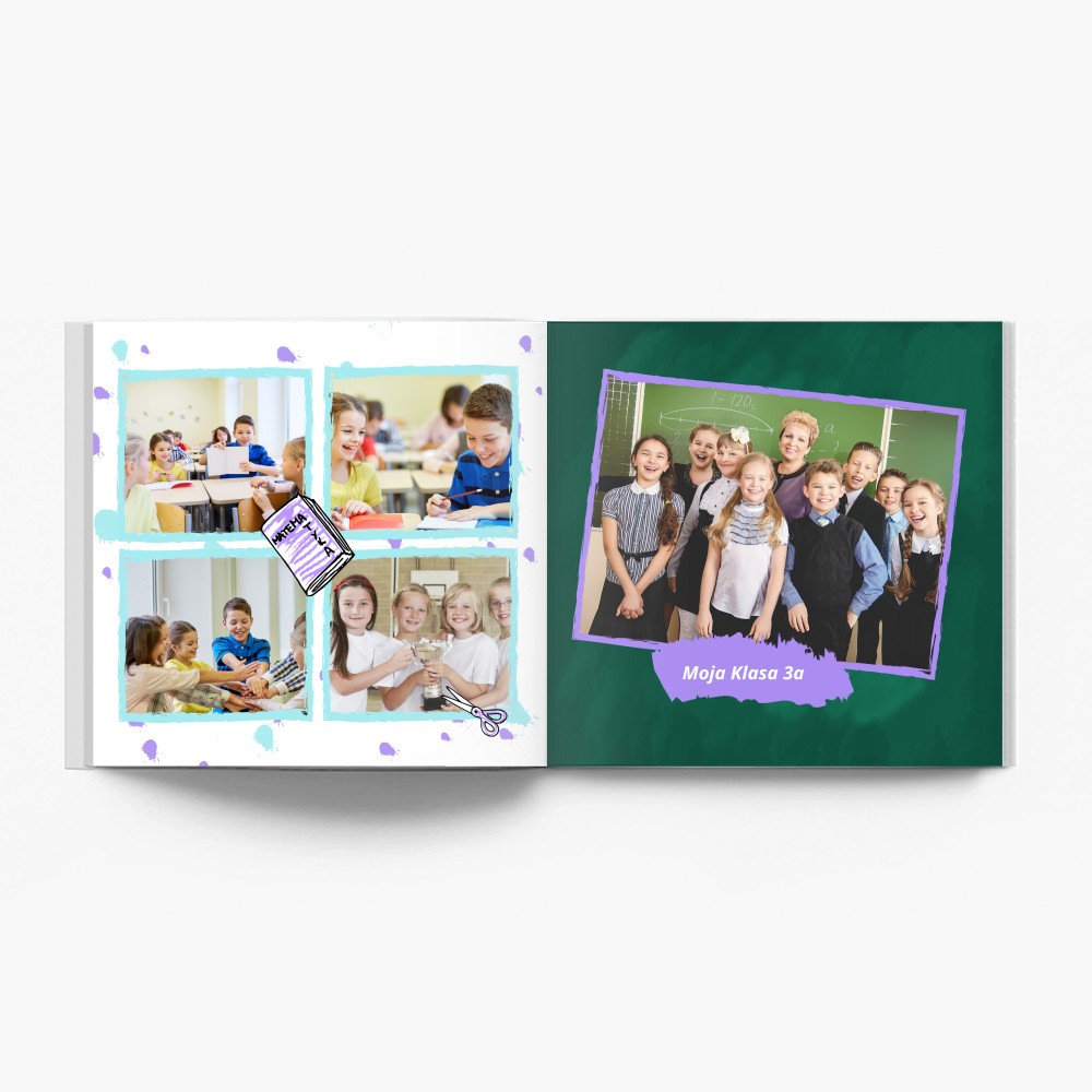 Wielki album małego odkrywcy fotoksiążka, 20x20 cm