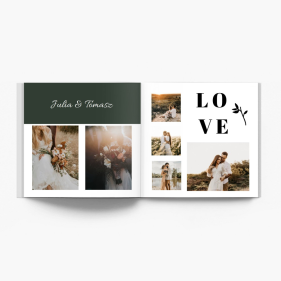 Fotoksiążka ślubna fotoksiążka, 20x20 cm