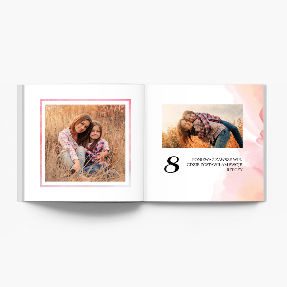 Najlepsza mama - 12 powodów fotoksiążka, 20x20 cm