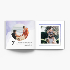 Najlepszy tata - 12 powodów fotoksiążka, 20x20 cm