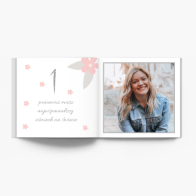 Najlepsza dziewczyna - 12 powodów fotoksiążka, 20x20 cm