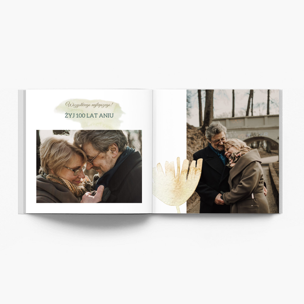 50te urodziny fotoksiążka, 25x25 cm