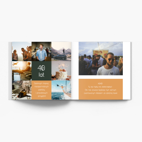 40te urodziny fotoksiążka, 20x20 cm