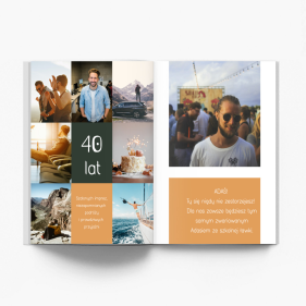 40te urodziny fotoksiążka, 20x30 cm