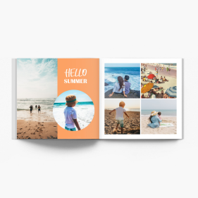 Wakacje nad morzem fotoksiążka, 20x20 cm