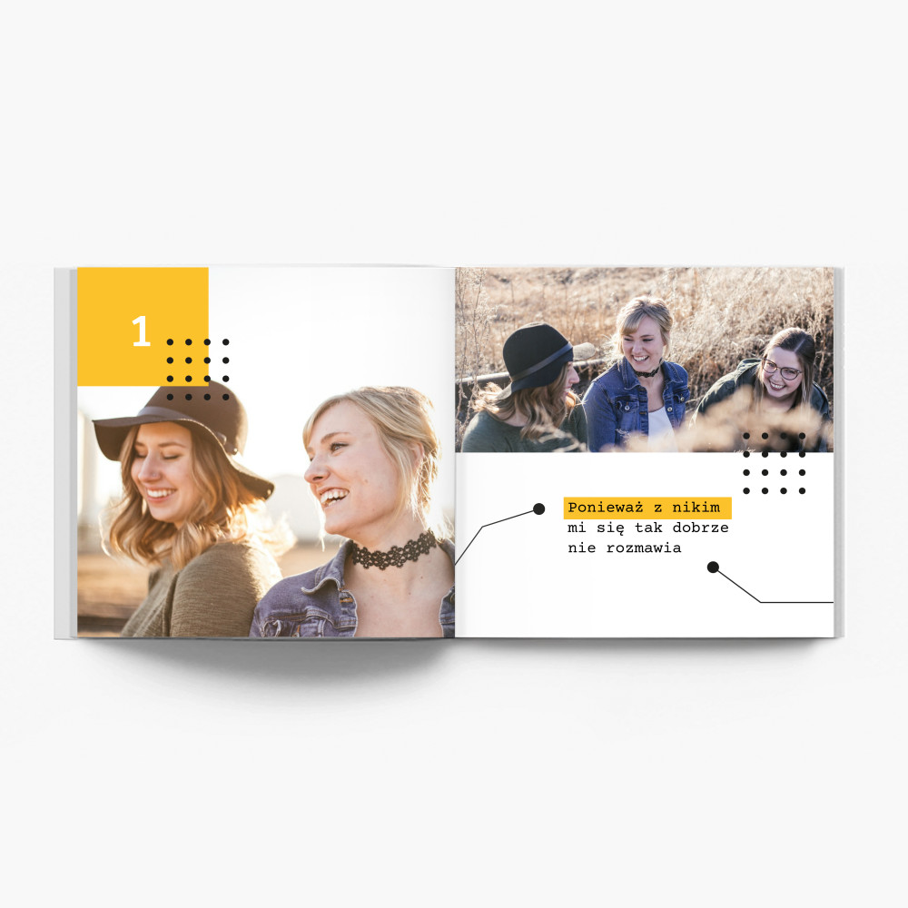 12 powodów, dla których jesteście moimi najlepszymi przyjaciółmi fotoksiążka, 20x20 cm