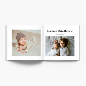 Prezent na Święta dla Dziadków fotoksiążka, 20x20 cm
