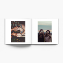 Pionowe zdjęcia fotoksiążka, 20x20 cm