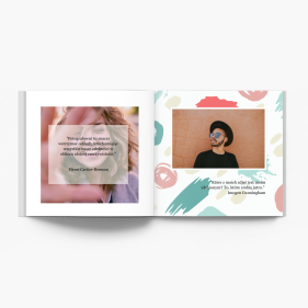 Pastelowa fotoksiążka, 20x20 cm