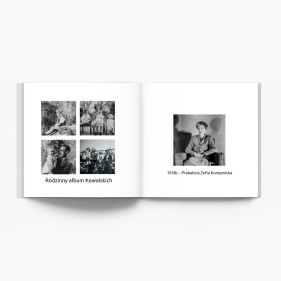Tradycyjny album biały fotoksiążka, 20x20 cm