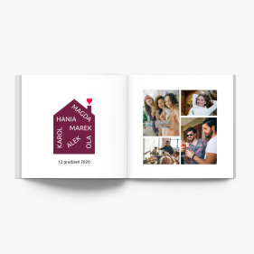 Parapetówka fotoksiążka, 20x20 cm