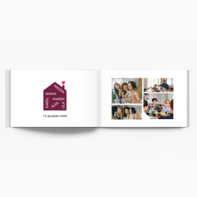 Parapetówka fotoksiążka, 30x20 cm