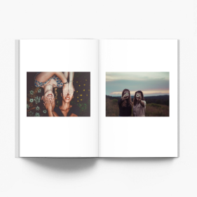 Poziome zdjęcia fotoksiążka, 20x30 cm